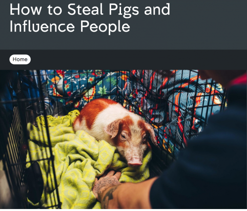 How to steal pigs